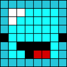 Painting pixel art using opacity, still using a palette (external in another window). Skeppy In 2021 Painting Minecraft Minecraft Face Pixel Art Grid