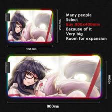 League of Legends Game Mats Ahri Mose Pad Hentai Notepad Pad on The Table  Mouse Mat Gaming Rgb Mousepad Gaming Setup Desk Mat 