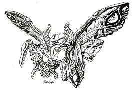 More than 20000 coloring books to print and painting. Mothra Chibi Godzilla Amino