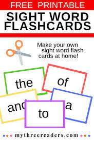 Name your deck, add subjects, insert a description, and choose between private or public access. Make Your Own Sight Word Flash Cards Free Printable For You Sight Word Flashcards Teaching Sight Words Sight Words