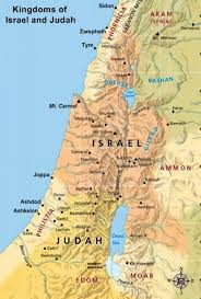 Kingdoms Of Israel And Judah Large Map Bible Mapping Ancient Israel Bible History