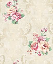 Dr3031 Non Woven Vintage Flower Wallpaper For Home Bedroom Wallpaper 57square Feets Roll Vintage Flowers Wallpaper Hand Painted Wallpaper Floral Texture
