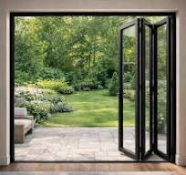 ERIS Eris 72 in. x 80 in. Right Swing/Outswing Black ...