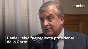 DANIEL LEIVA FUE REELECTO PRESIDENTE DE LA CORTE
