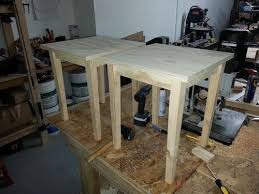 Build an industrial style wooden coffee table at home. How To Build Plywood End Tables For 6 Dollars Each Photo Step By Step Furniture Diy Diy Furniture Furniture Projects