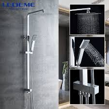 Auf einige dinge sollte man dabei aber unbedingt achten. Ledeme Bad Dusche Wasserhahn Set Wand Montiert Dusche Armaturen Bad Wasserhahn Badewanne Armaturen Wasserfall Mischbatterie Set Torneira L2416 Leather Bag