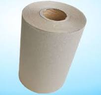 Rolo de toalha de papel toalha de rolo de mão não branqueada kraft reciclado