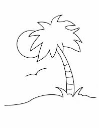Download and print these palm leaf coloring pages for free. Palm Tree Leaves Template Coloring Home
