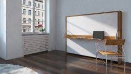 Lit Bureau Escamotable Donny Salon Jour Mobiliermoss Mobilier Design Lit Design Lit Bureau