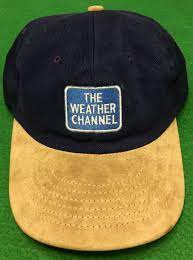 The Weather Channel Adjustable Leather Snapback Cap Leather Snapback The Weather Channel Unique Hats