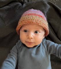 Basic baby hat with stockinette stitch