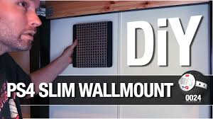 Easily attaching to the top of your hdtv, the camera stand is the perfect way to enjoy your playstation 4's interactive. Diy Ps4 Slim Wall Mount Youtube