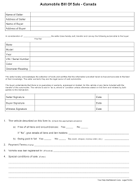 Dont panic , printable and downloadable free generic bill of sale template 12 free word pdf document we have created for you. Canada Automobile Bill Of Sale Template True Help Internetwork Corp Download Printable Pdf Templateroller