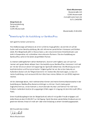 Generell sollte fürs bewerbungsgespräch ein seriöser kleidungsstil gewählt werden. Bewerbung Als Bankkaufmann Frau Bewerbungsmuster
