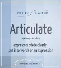 Articulate English Vocabulary Words English Phrases Idioms Good Vocabulary Words