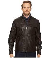 Cole Haan 26 1 2 Zip Front Open Bottom Trucker Jacket With Flap Patch Pockets At Chest And Side Entry Colehaan Cloth Trucker Jacket Jackets Cole Haan