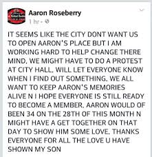 Profile for Aaron's Place- Aaron Roseberry's Family and Friends Community