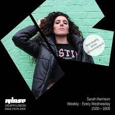 Shout out to rinse fm for having me intercept the 106.8 frequency the past few months. Sarah Harrison By Rinse Fm