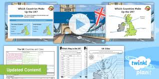 The united kingdom is called that way because it comprises several nations, each bringing its own culture, geography, and talents. Geography The Uk Countries And Cities Year 3 Lesson Pack 1