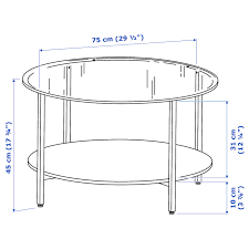 Fill cavity with magazines, books, remote controls, blankets or any other round bearings create less friction than traditional sliding drawers, even those with wheels. Vittsjo Coffee Table Black Brown Glass 29 1 2 Ikea