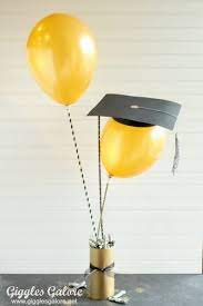 Diy Graduation Balloon Cap Tassel Gift Decoration Idea Graduation Diy Diy Graduation Decorations Graduation Balloons