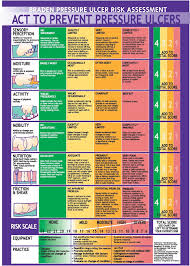 What Is The Braden Scale Pressure Ulcer Wounds Nursing