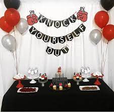 The party decorating ideas that you use will correct depending upon the theme of the party or the event. Boxing Decorations Party City Promotions