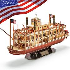 Large selection of premium online jigsaw puzzles. Cubicfun Model Kits Ship 3d Puzzles Mississippi Steamboat Jigsaw Puzzles For Adults And Children Us Ship Model Decoration And Gift 142 Pieces Buy Online In Paraguay At Desertcart Com Py Productid 49613341