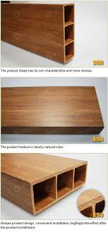 Decoration Material Wpc Wood Plastic Batten Strip Exterior Wood Wall Cladding Techos