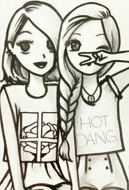 I always try to show the easiest way of drawing and painting. Best Friend Drawings Easy 925x1367 Wallpaper Teahub Io