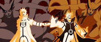 The nine tails chakra mode is a unique form of transformation that is granted to the jinchuriki of the nine tails. Minato And Naruto Naruto Uzumaki Naruto Minato