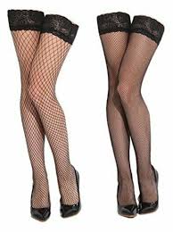 Fun and flirty fishnet stockings, including fishnet thigh high stockings and plus size fishnet stockings, are now available at yandy! Womens Black Sheer Thigh High Fishnet Stockings With Gem