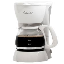 Pick how many cups of coffee you need to make, see how much coffee you need to use (ounces, grams, teaspoons, tablespoons or cups) and add the corresponding amount of water. 4 Cup Coffee Maker White Ce