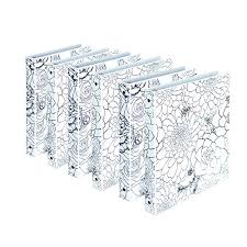 While there's a floral pattern suitable for every decorating style, floral designs are a hallmark of cottage decor. Samsill Fashion Design 3 Ring Binders Floral Pattern Coloring Binder 1 Inch Round Rings Assorted Colors Bulk Binders 6 Pack Buy Online In Antigua And Barbuda At Antigua Desertcart Com Productid 54842766
