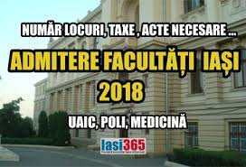 Concursul de admitere pentru studiile de doctorat se organizează de regulă în luna septembrie și admitere #tuiasi 2021. Facultati Iasi Admitere 2018 Informatii Complete