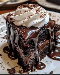 Hot Fudge Chocolate Pudding Cake Ingredients: - 1 cup all-purpose flour -  2/3 cup sugar - 1/4 cup cocoa powder - 2 tsp baking powder - 1/4 tsp salt -  1/2 cup