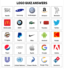 Create and print a quiz with trivia questions in random categories or in any subcategory of your choice. Free Printable Logo Quiz Questions And Answers Picture Quiz Logos