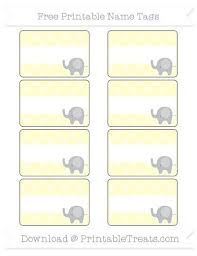 2020 popular 1 trends in home & garden, mother & kids, consumer electronics, jewelry & accessories with baby shower names and 1. Free Cream Dotted Pattern Elephant Name Tags Convite Cha De Fralda Festa Elefante Elefante