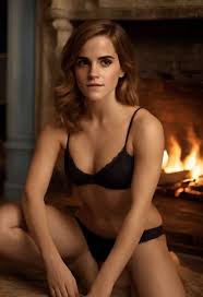 Woman in underwear poses in front of window, photo of emma watson in  swimsuit, Emma Watson, emma watson wearing a swimsuit, emma watson in bed -  SeaArt AI