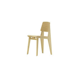 Metal dining chairs with wooden seats and bleachers. Vitra Products