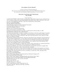 Descendants of Louis Bottorff