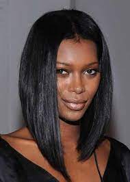 African American Women S Straight Middle Part Human Hair Lace Front Cap Wigs 16inch Frontal Hairstyles Straight Human Hair Teal Hair