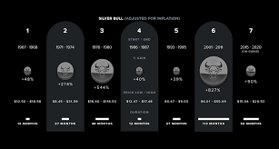 Historical silver price performance in usd. Silver Bulls Visualizing The Price Of Silver 1960 2020