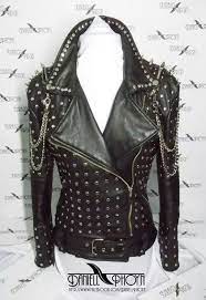 Studded Leather Jacket Genuine Leather Jackets Leather Jacket Jackets