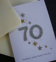 Design Hand Made Birthday Card For Father Rosie Design 70th Birthday Card 70 70th Birthday Card Birthday Cards Dad Birthday Card