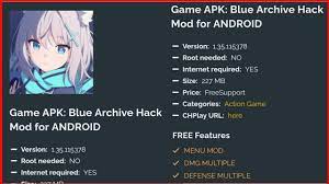 Blue Archive Mod Apk (Updated) - YouTube