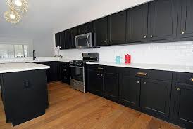 The colors that go well with black painted kitchen cabinets are white, ivory and silver. The Rise Of Black Kitchen Cabinets Best Online Cabinets