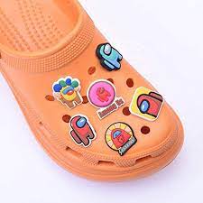6pcs Among Us Game Shoe Charm Croc Shoe Jibz Soft Pvc Charms Accessories Clog Button Decorations Cro Shoe Charms Crocs Decorated Shoes