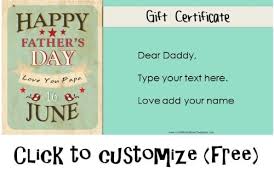 Jun 09, 2021 · the best gifts for dads for christmas﻿, birthdays, and every holiday in between. Free Printable Father S Day Gift Cards Customize Online