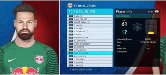 (dec 29, 1996) 6'4 194lbs. Ultigamerz Pes 2019 Carlos Miguel Coronel Red Bull Salzburg Face